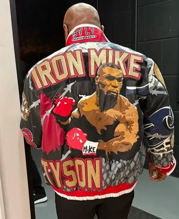 Jeff Hamilton Mike Tyson Iron Mike Leather Jacket