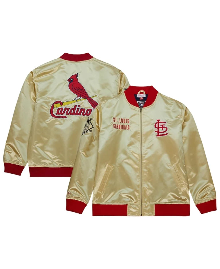 MLB St. Louis Cardinals Gold OG 2.0 Satin Jacket