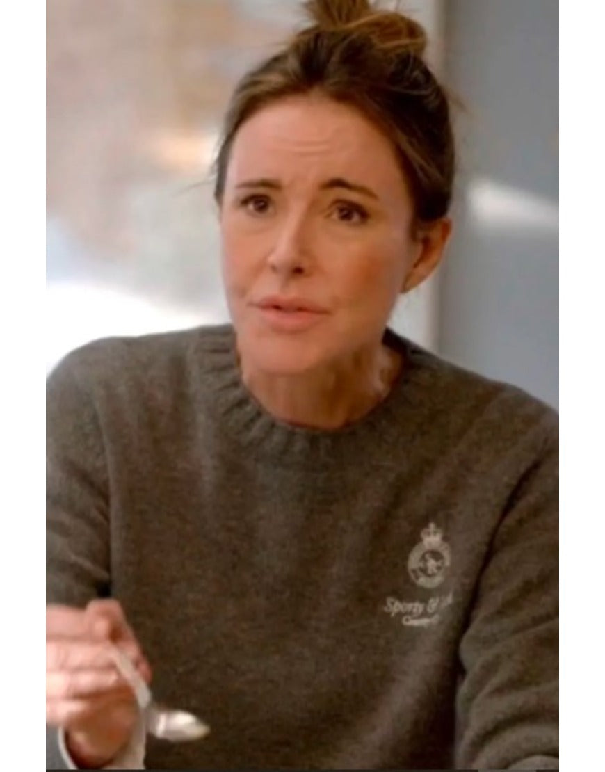Shrinking S02 Christa Miller Grey Sweater