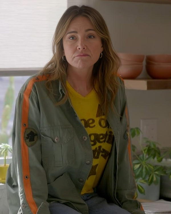 Shrinking Liz Green Army Shirt Jacket
