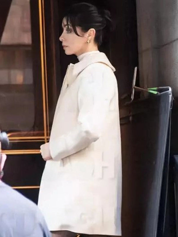 The Penguin 2024 Season 1 Cristin Milioti White Coat