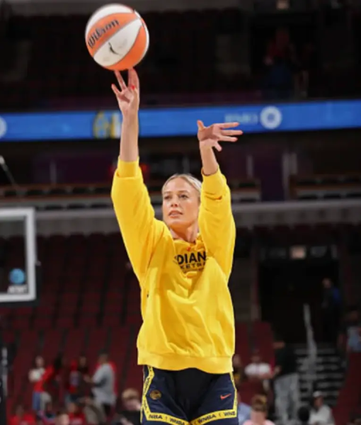 Sophie Cunningham Indiana Fever Yellow Sweatshirt