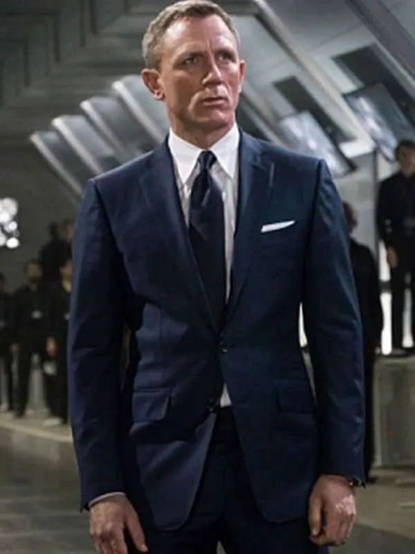 James Bond Spectre Navy Blue Suit