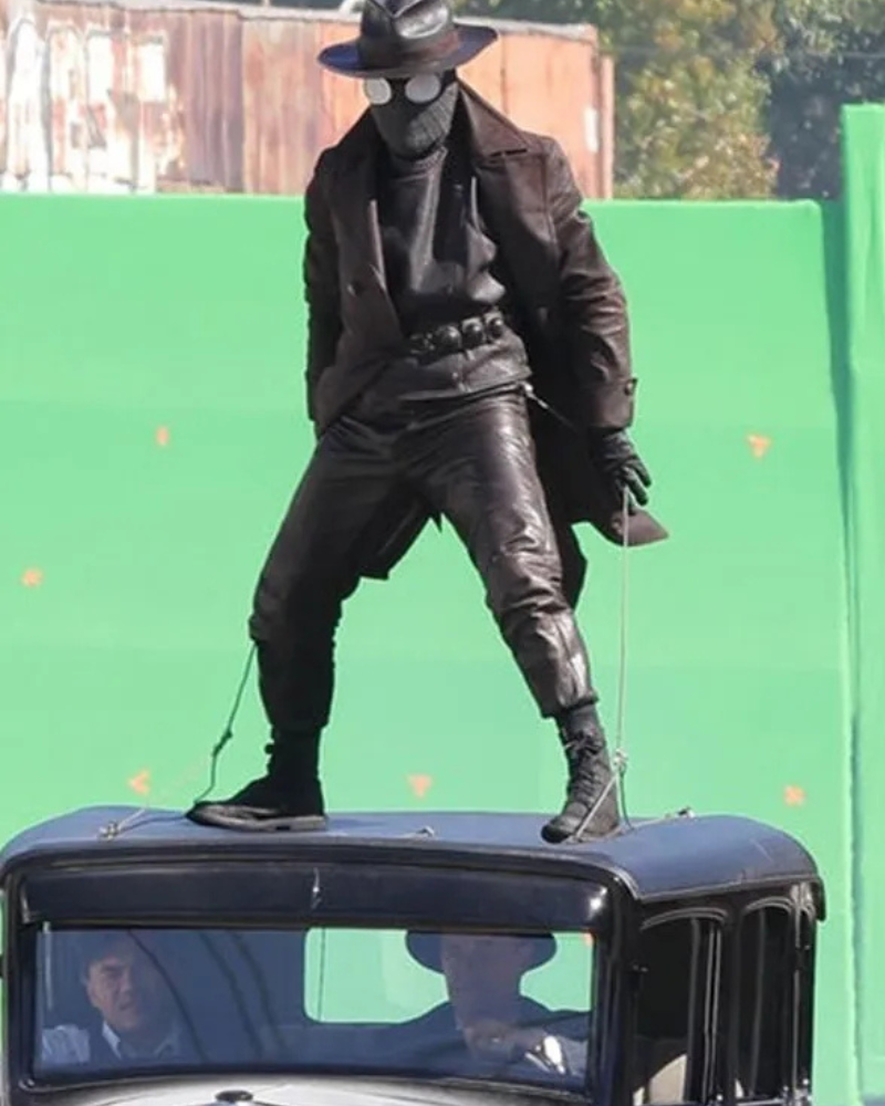 SpiderNoirS01NicolasCageBrownLeatherTrenchCoat