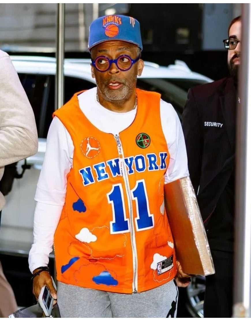 Spike Lee 2025 New York Knicks Orange Vest