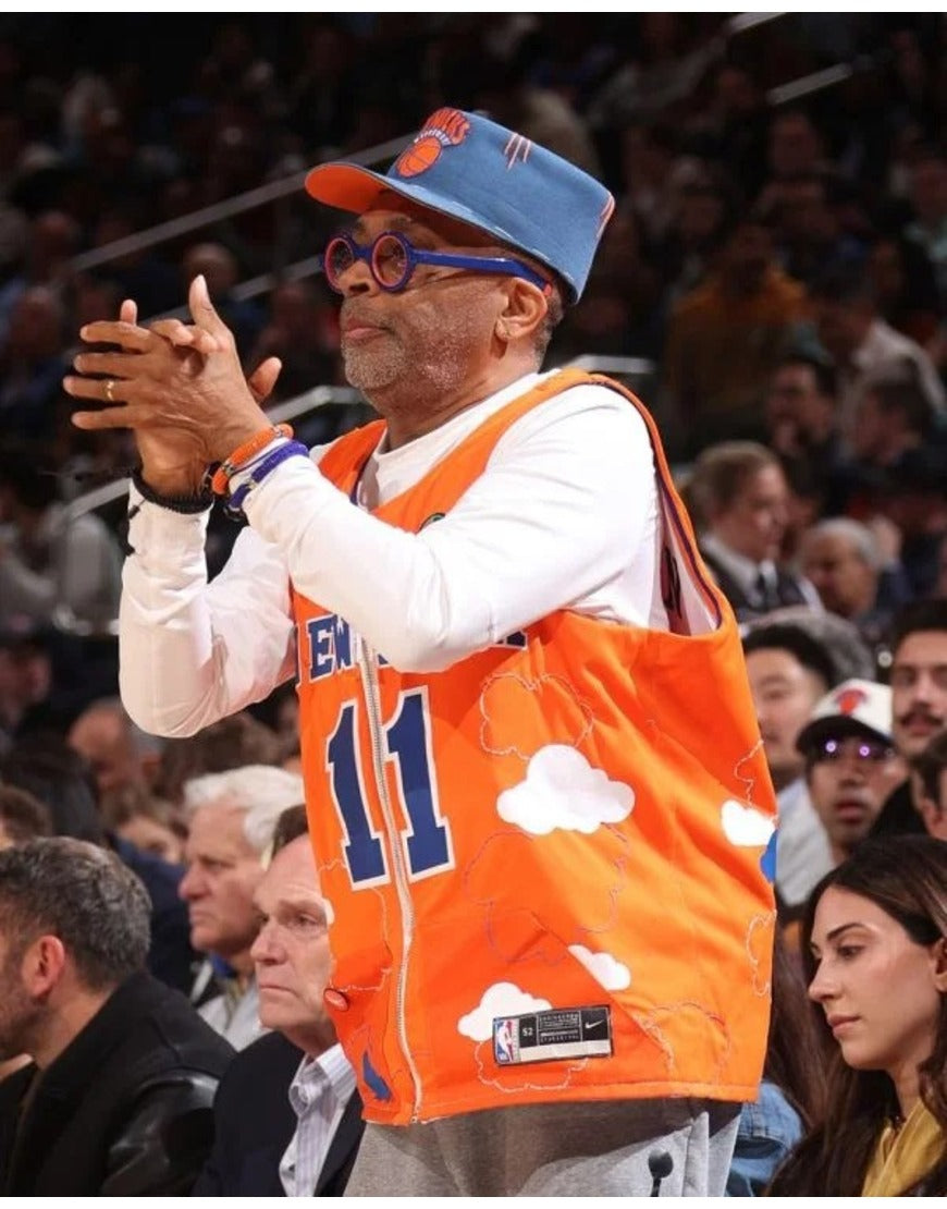 Spike Lee 2025 New York Knicks Orange Vest