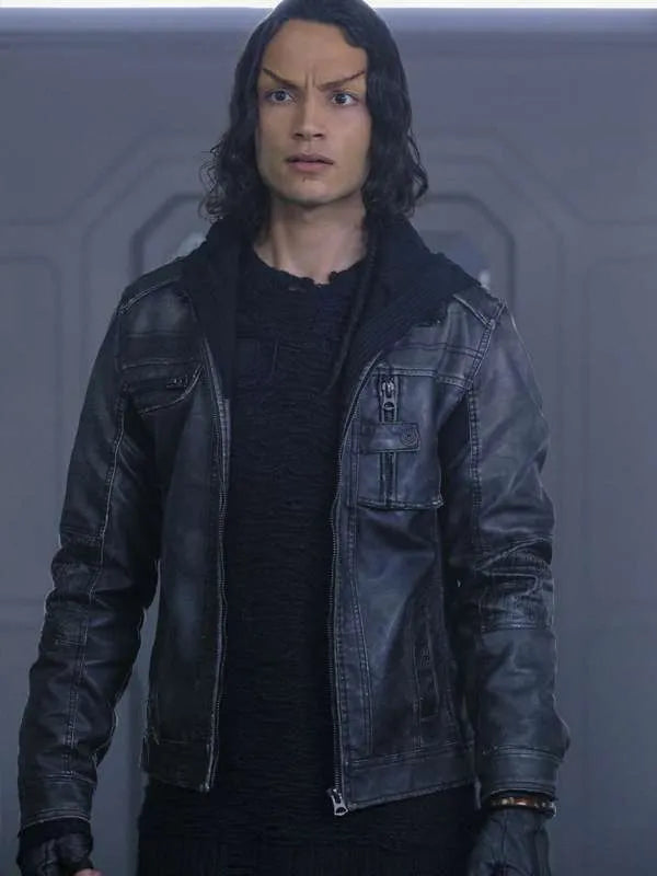 Star Trek: Picard S02 Elnor Black Leather Jacket