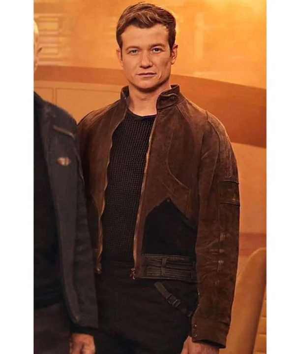 Star Trek: Picard S03 Jack Crusher Suede Leather Jacket