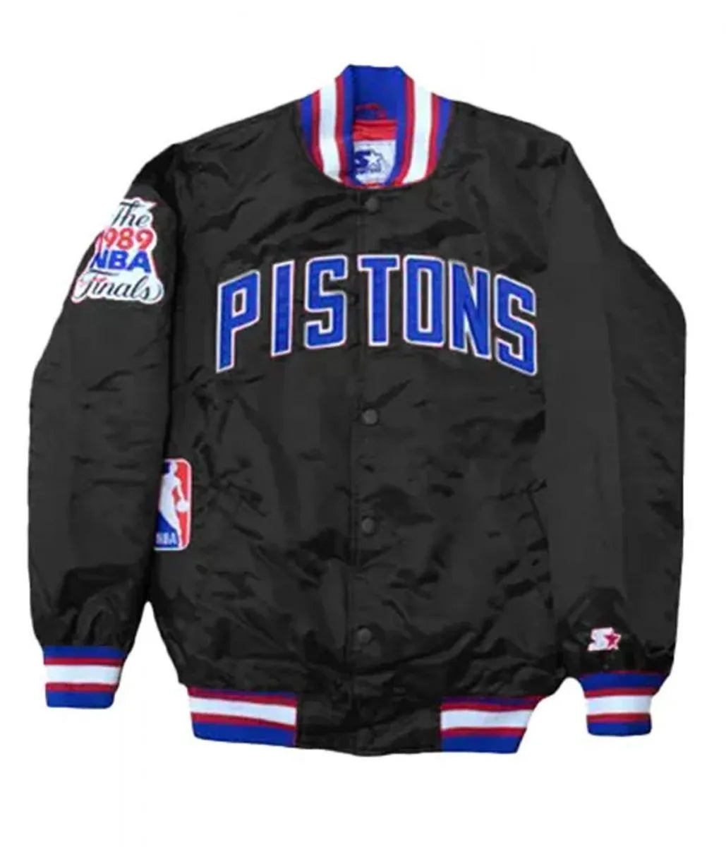 StarterDetroitPistonsNBASatinJackets