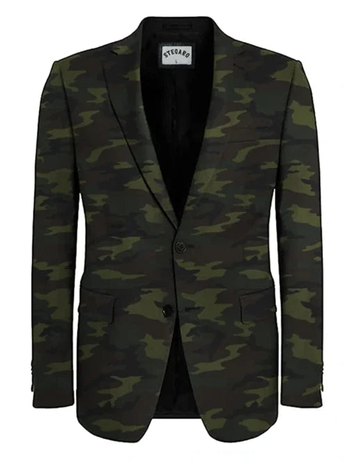 Stegaro Camo Fasion Blazer