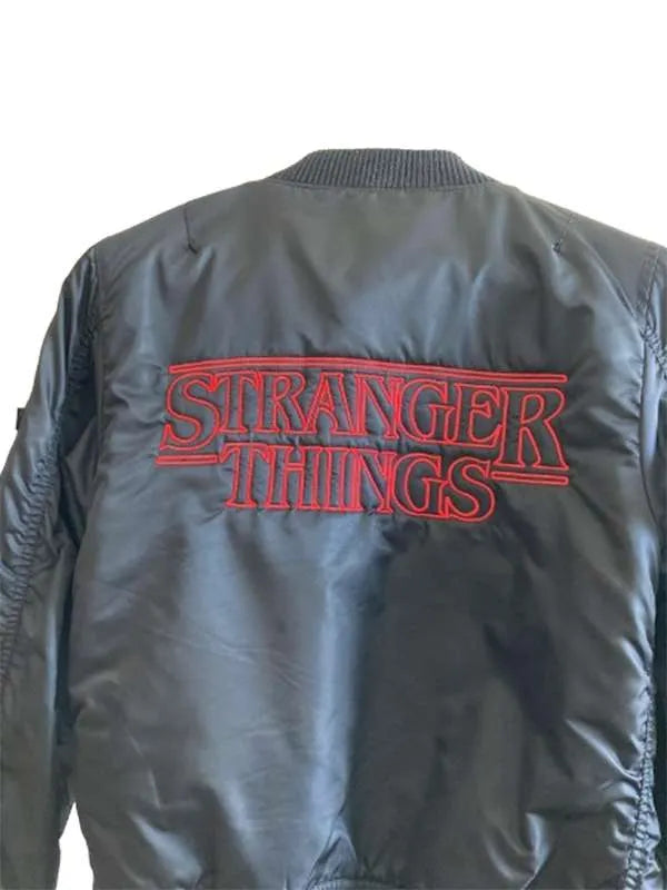 Stranger Things Black Crew Jacket