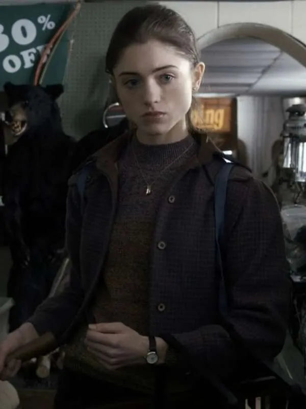 Nancy Wheeler Stranger Things S01 Purple Jacket