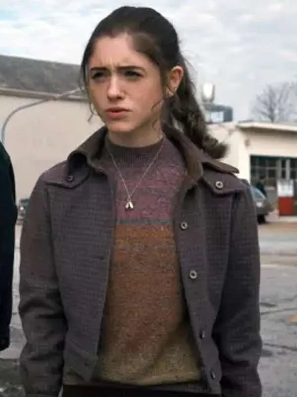 Nancy Wheeler Stranger Things S01 Purple Jacket