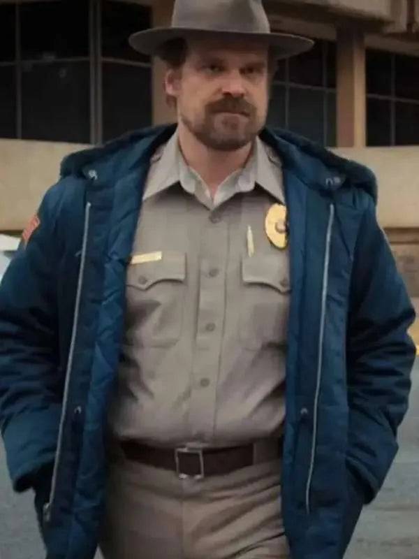 Jim Hopper Stranger Things S02 Blue Jacket