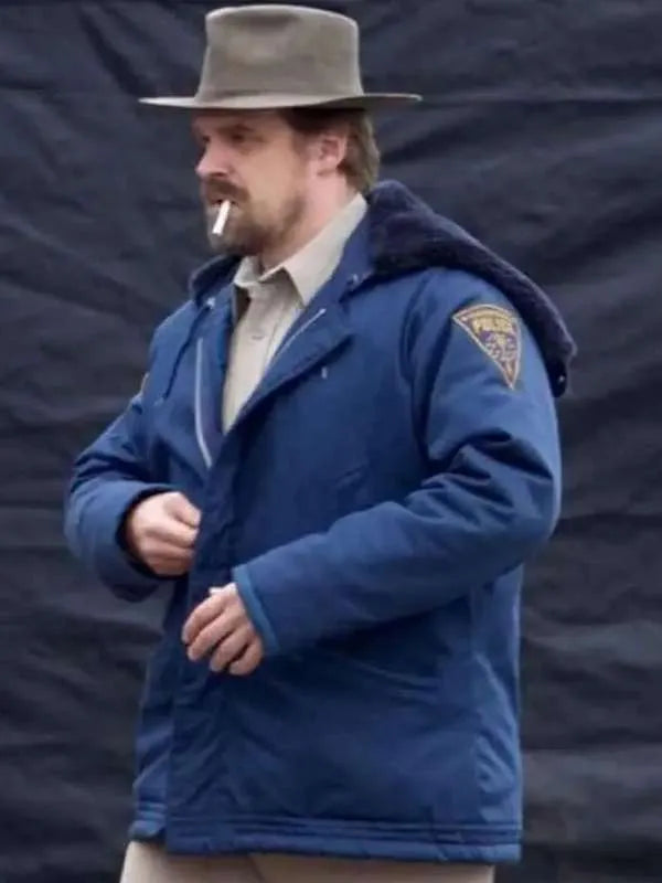 Jim Hopper Stranger Things S02 Blue Jacket