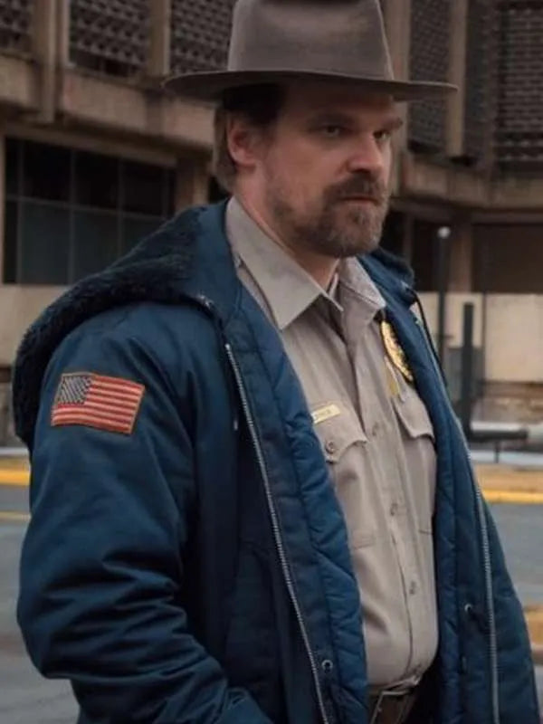 Jim Hopper Stranger Things S02 Blue Jacket