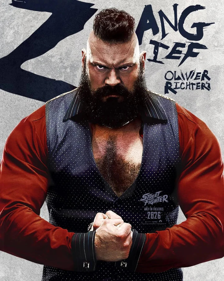 Dallas Jackets - Street Fighter Olivier Richters Blue Vest