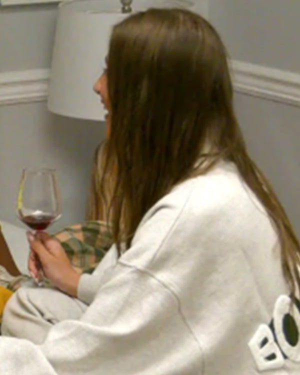 Summer House S09 Amanda Batula White Pullover Hoodie