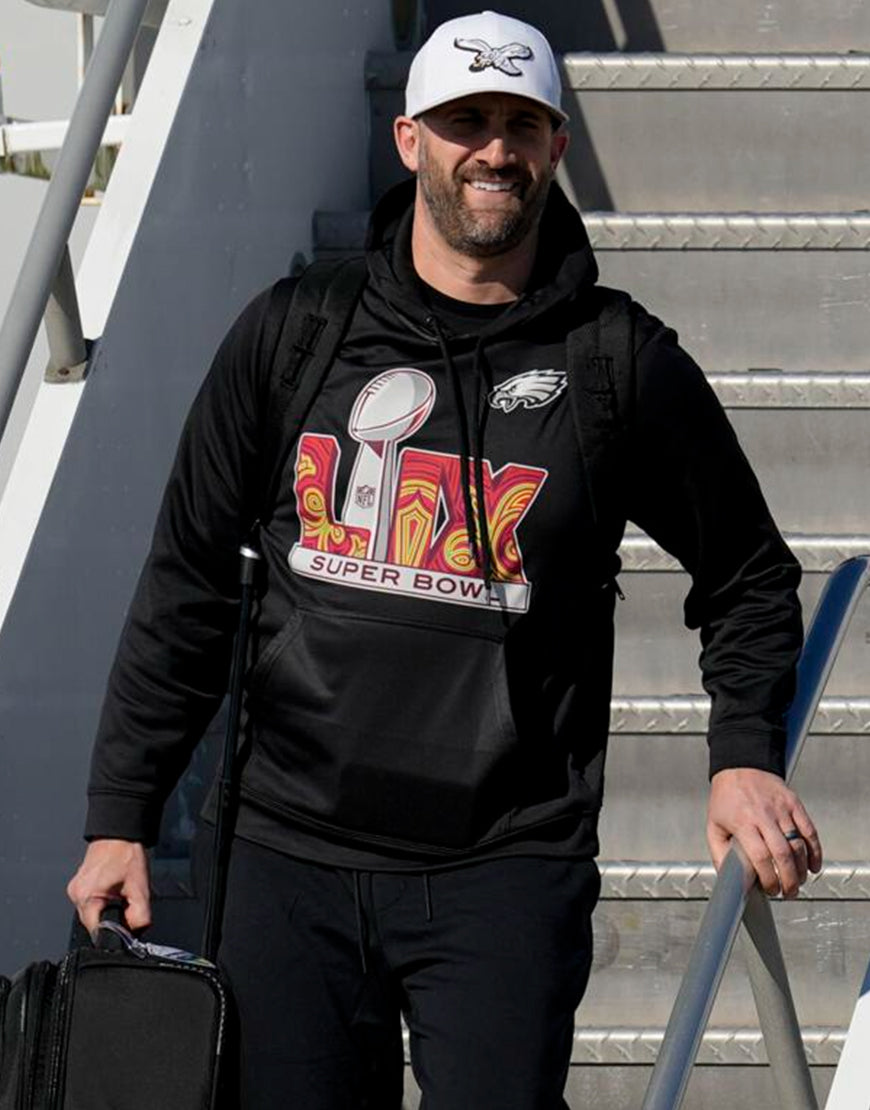 Nick Sirianni Super Bowl Lix Arrivals Hoodie