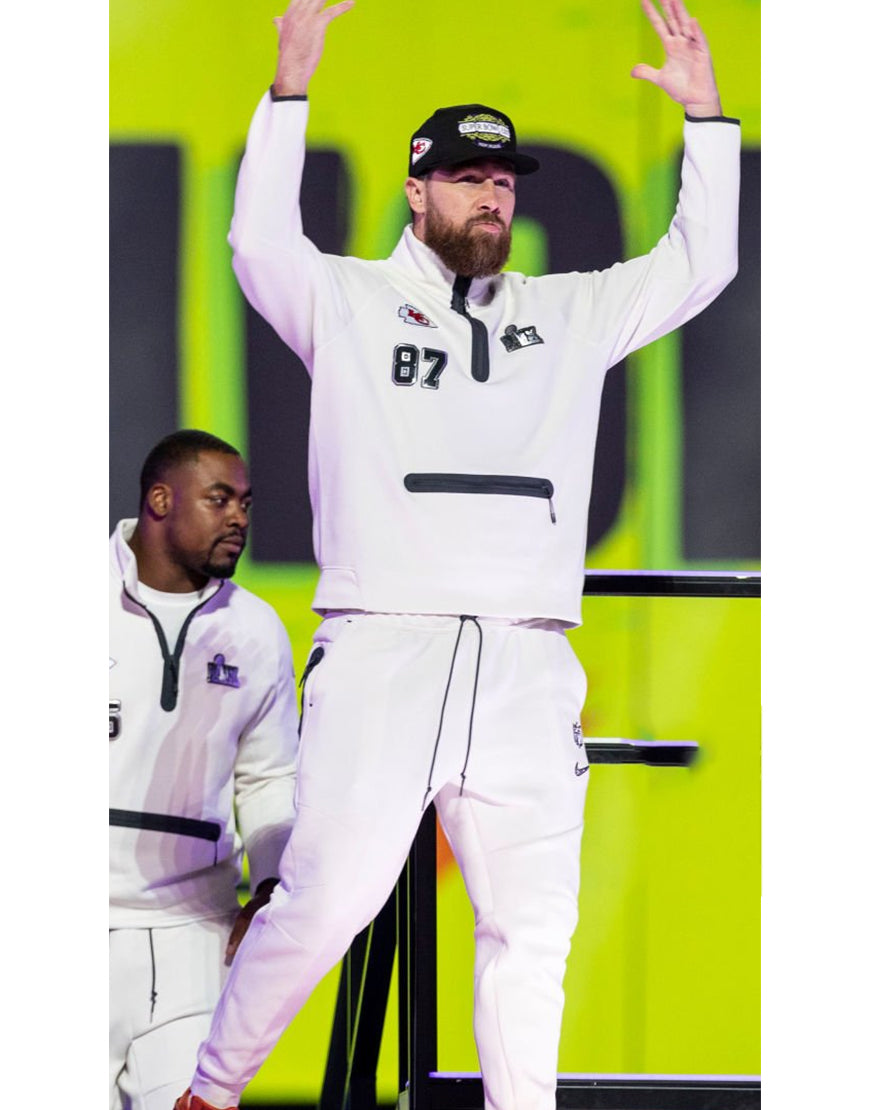 Super Bowl LIX Opening Night Travis Kelce Suit