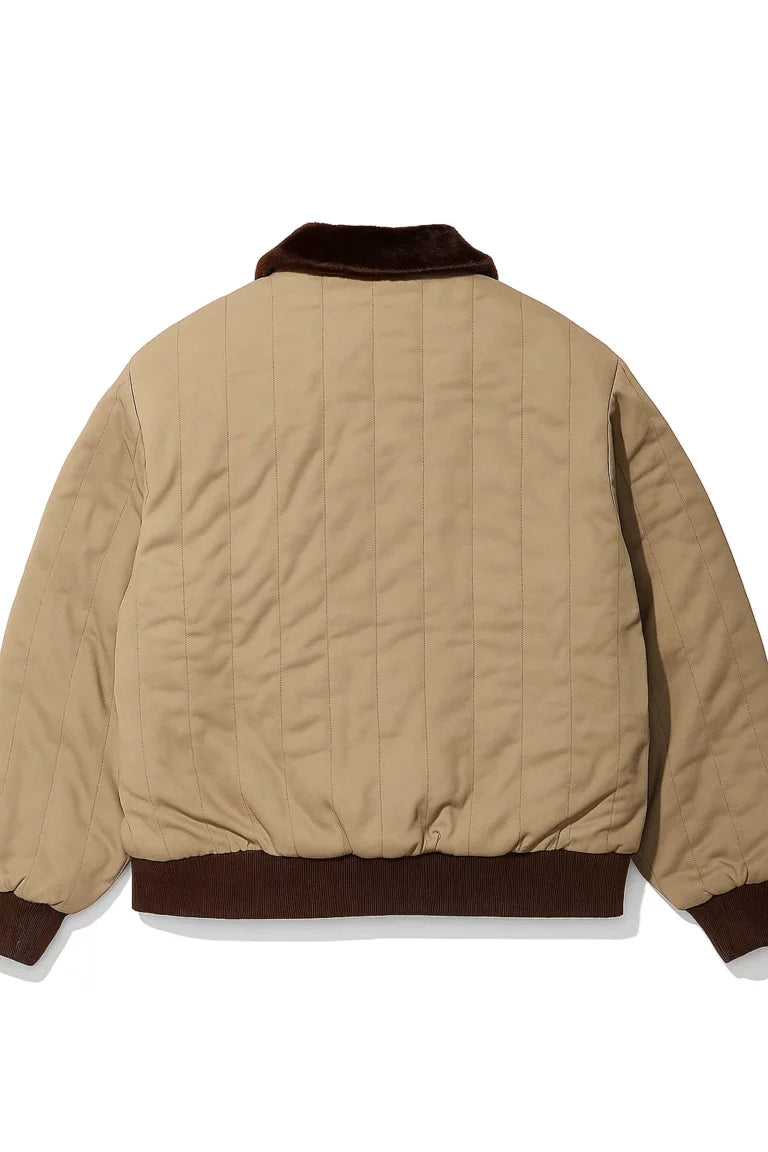 Supreme x Dickies Reversible Faux Fur Work Jacket Tan Brown