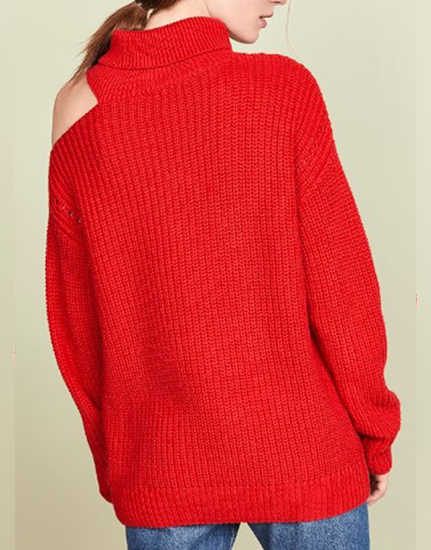 Sweet Magnolias S04 Heather Headley Cut Out Shoulder Sweater