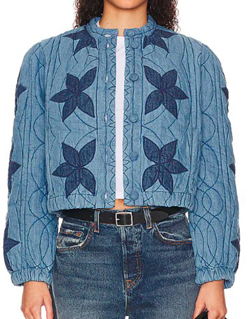 Sweet Magnolias S04 Maddie Townsend Floral Quilted Jacket