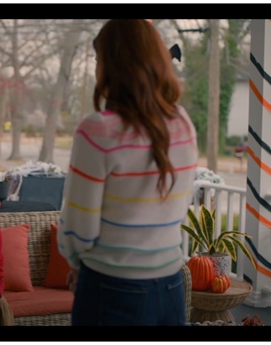 Sweet Magnolias S04 Maddie Townsend Multi Striped Sweater