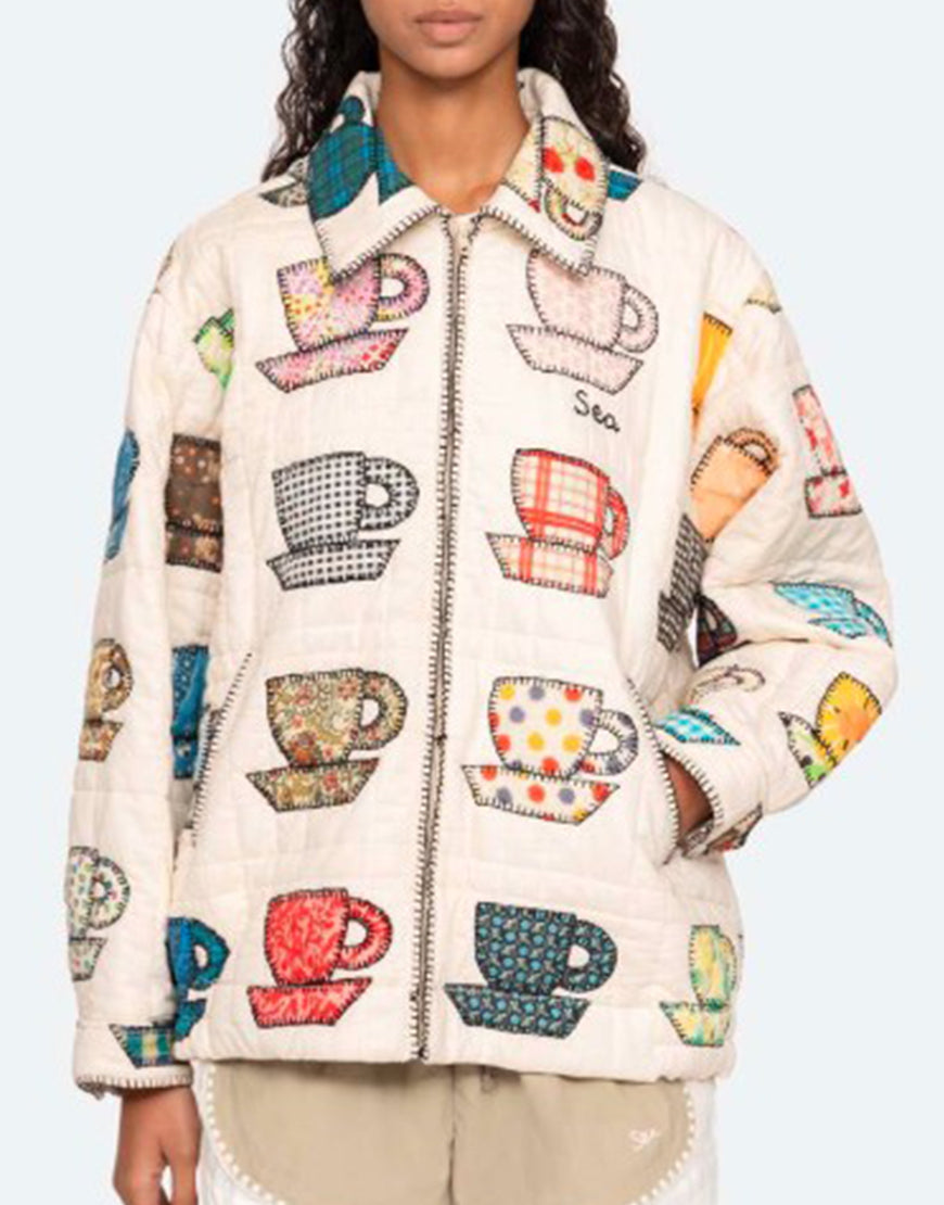 Sweet Magnolias S04 Maddie Townsend Tea Cup Quilted Jacket