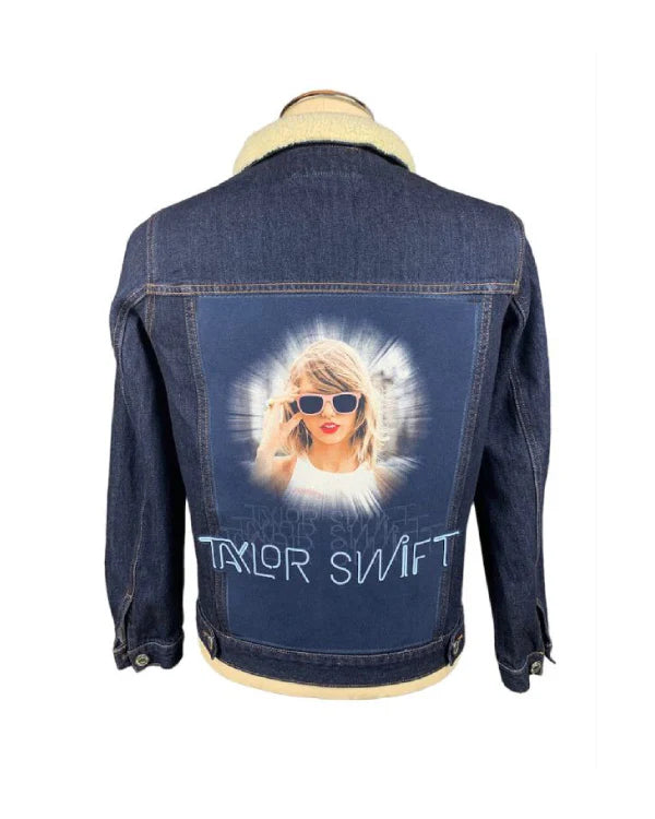 Swiftie Back Patch Denim Jacket