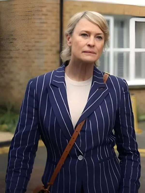 Dallas Jackets - The Girlfriend Robin Wright Striped Blazer