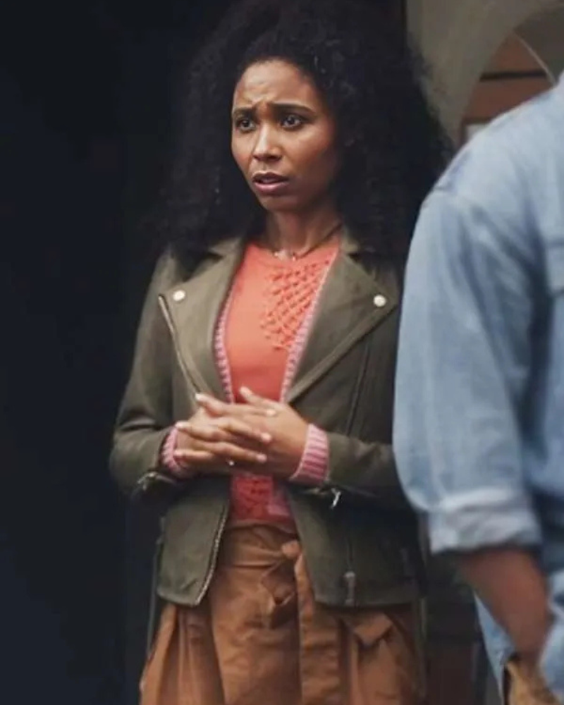 TVSeriesTheIrrationalTaraMooreGreenLeatherJackets