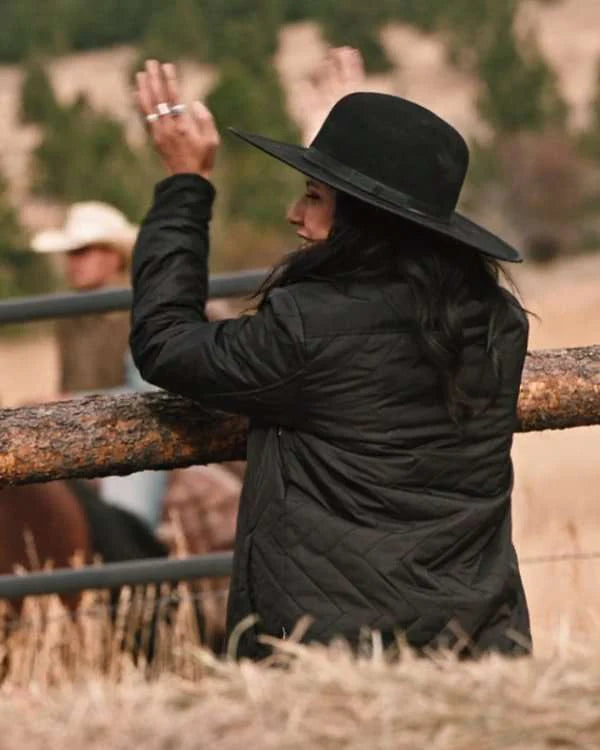 Tanaya Beatty Yellowstone Season 4 Avery Black Jacket