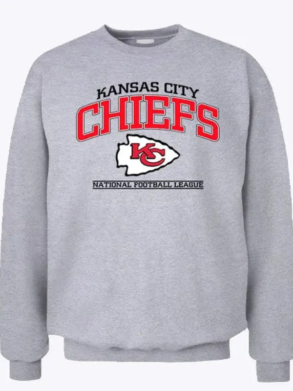 Taylor Swift Kansas City Chiefs Grey Sweatshirt