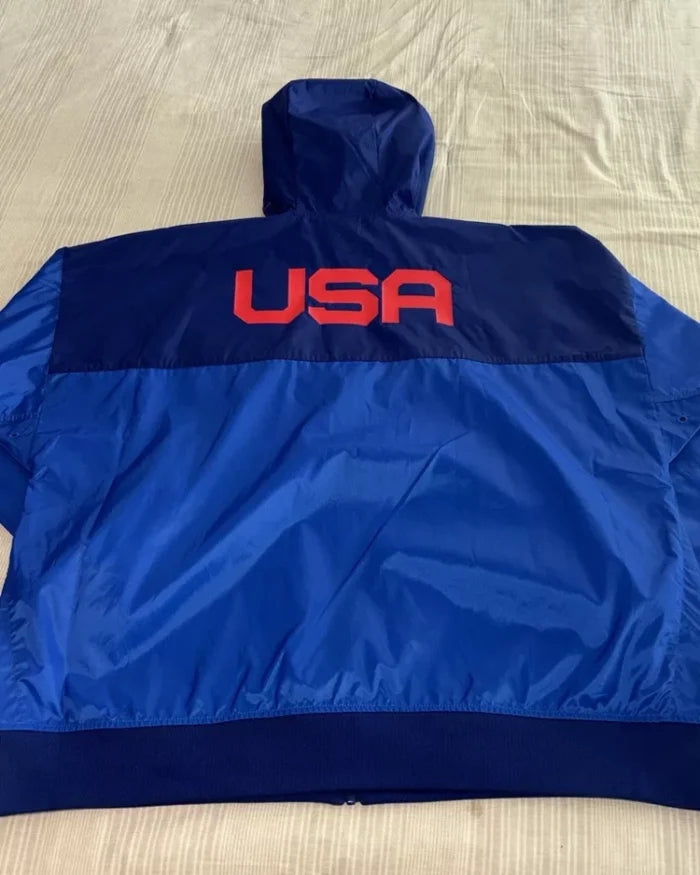 Team USA Nike Sportswear Windrunner Blue Olympic Jacket