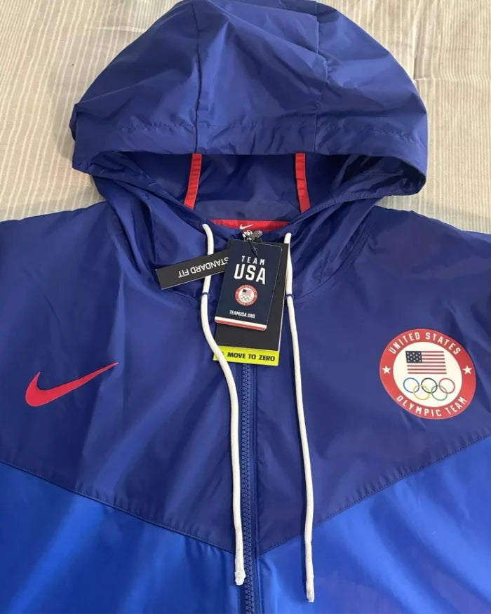 Team USA Nike Sportswear Windrunner Blue Olympic Jacket