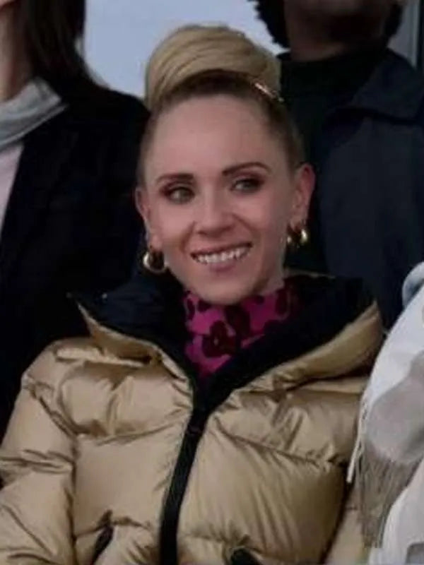 Juno Temple Ted Lasso Puffer Jacket