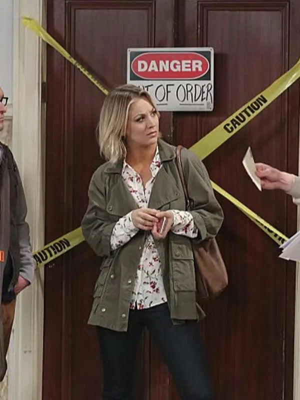 Penny The Big Bang Theory S09 Green Jacket