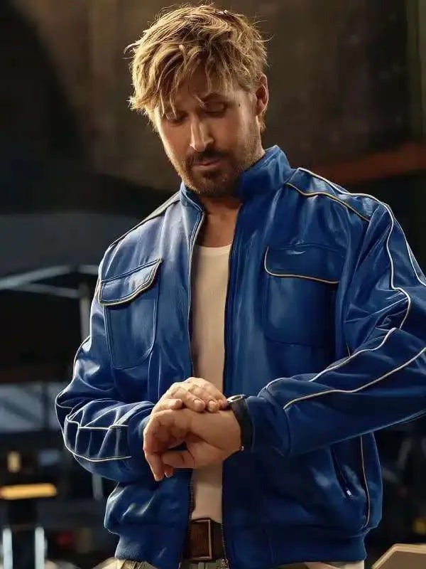 Ryan Gosling The Chase for Carrera Leather Jacket
