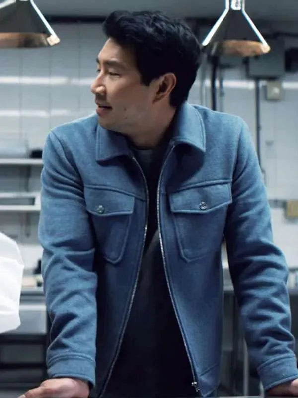 Dallas Jackets - The Copenhagen Test Simu Liu Blue Jacket