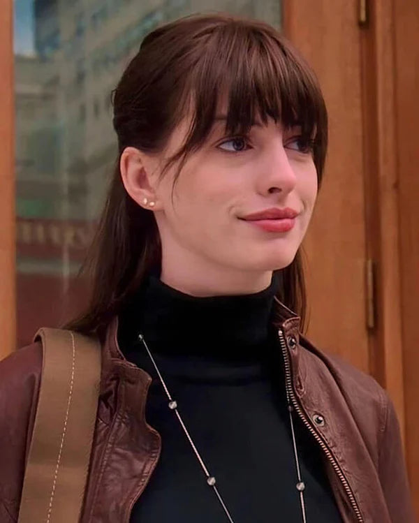 The Devil Wears Prada Anne Hathaway Leather Jacket