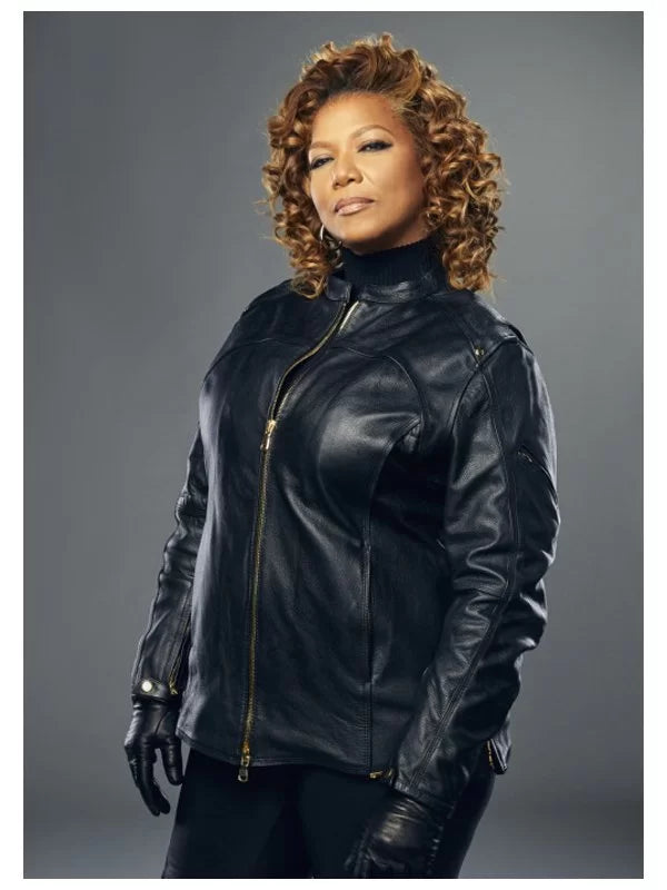 The Equalizer Queen Latifah Black Leather Jacket