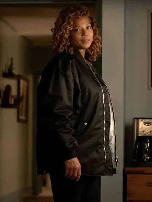 The Equalizer Queen Latifah Black Bomber Jacket