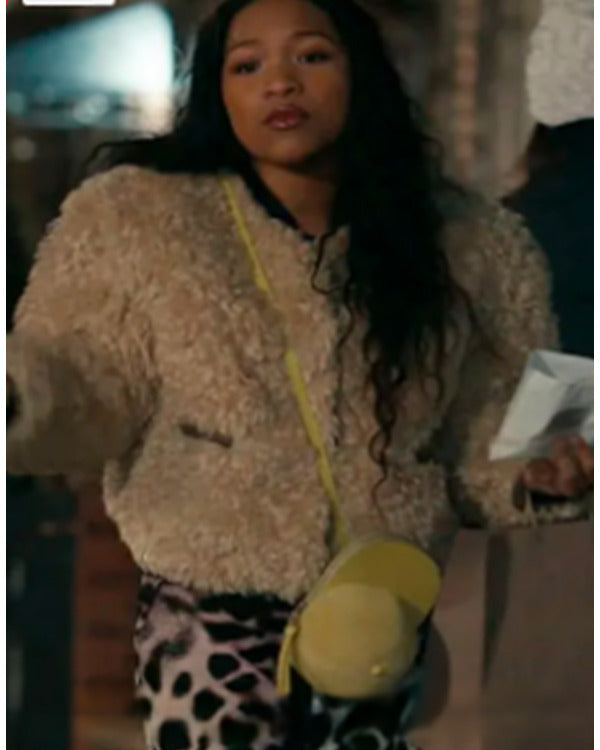 The Equalizer S05 Laya DeLeon Hayes Shearling Jacket