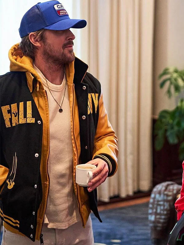 The Fall Guy Ryan Gosling Carpool Varsity Jacket