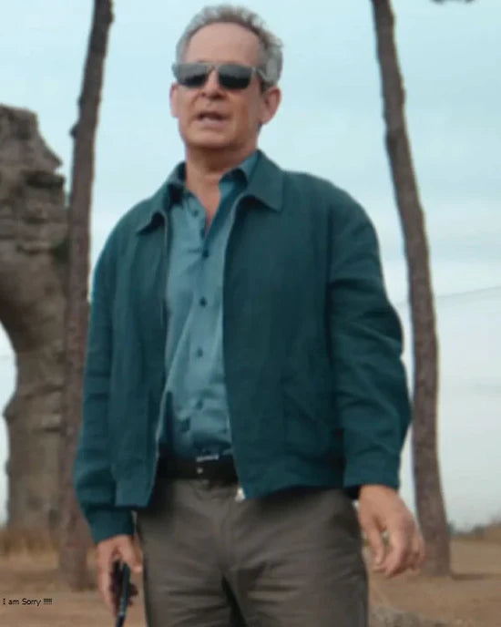 The Iris Affair S01 Cameron Beck Teal Zip Jacket