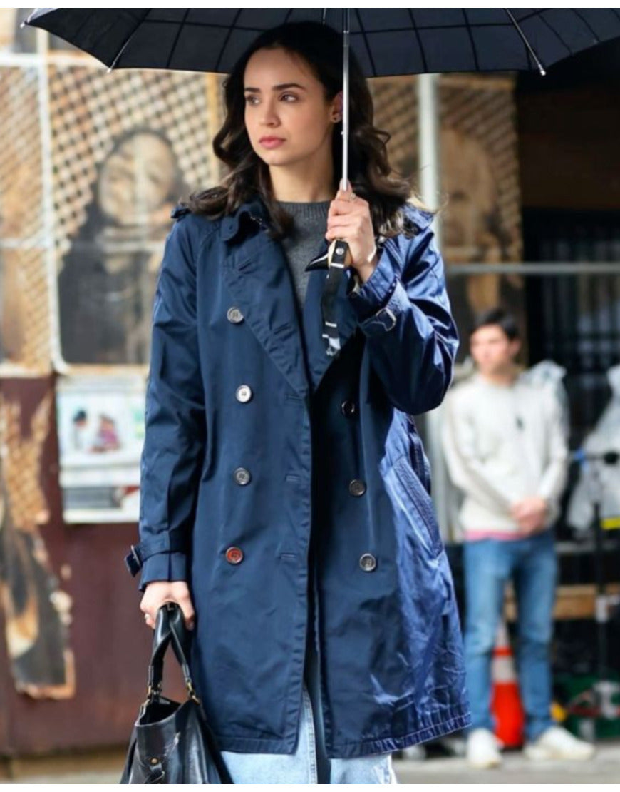 The Life List 2025 Sofia Carson Blue Coat