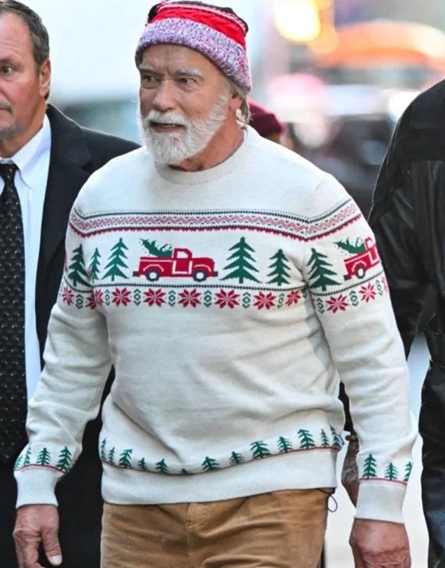The Man With The Bag Arnold Schwarzenegger Sweater