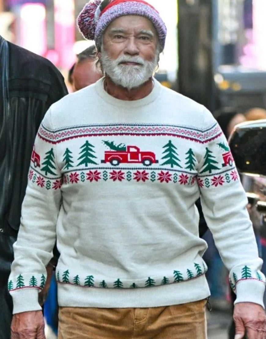 The Man With The Bag Arnold Schwarzenegger Sweater