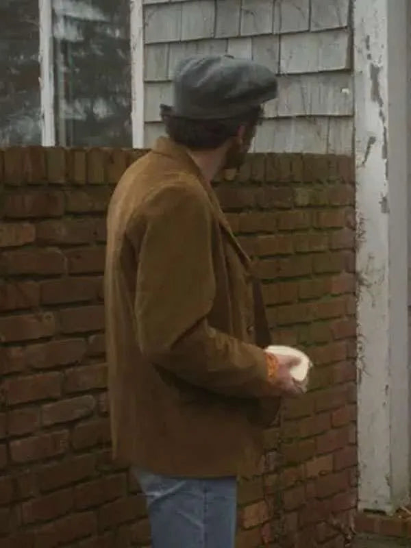 Josh O’Connor The Mastermind Brown Corduroy Blazer